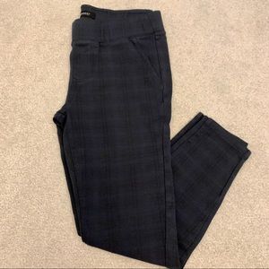 Liverpool plaid stretch pants